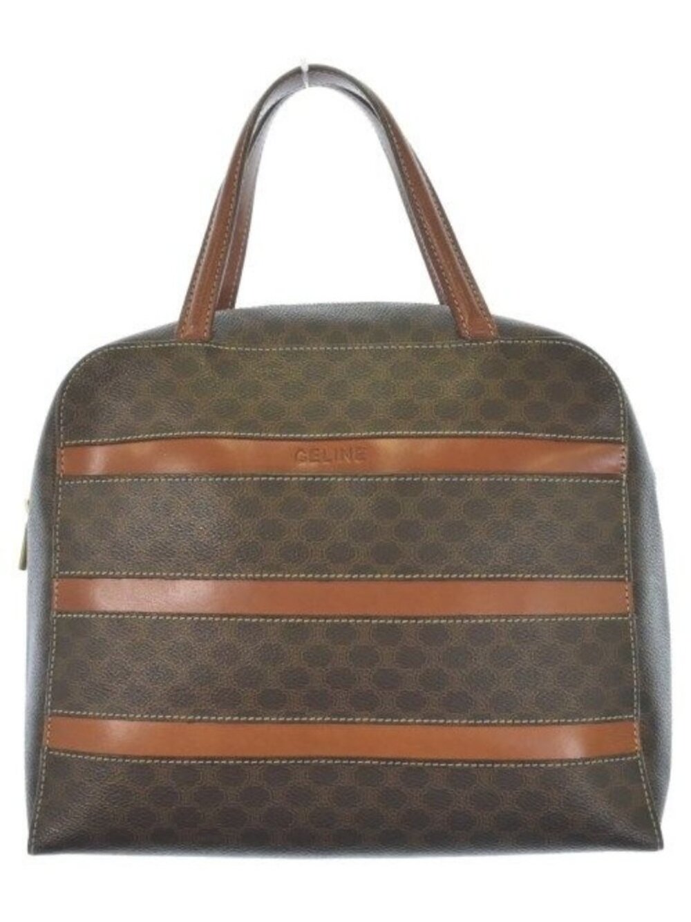 Celine Macadam Handbag Brown